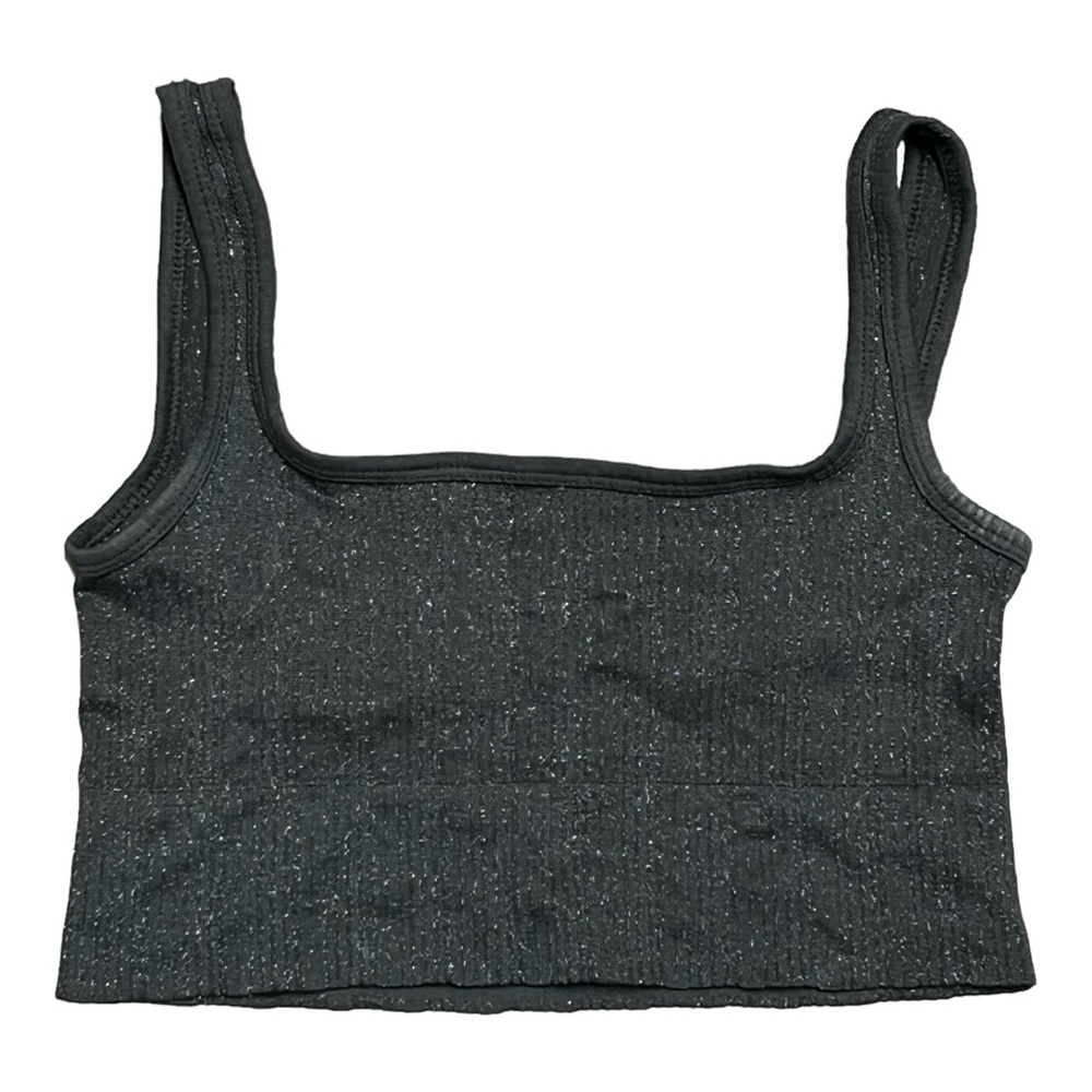 Out from Under Metallic Strappy Sports Bra Size M/L